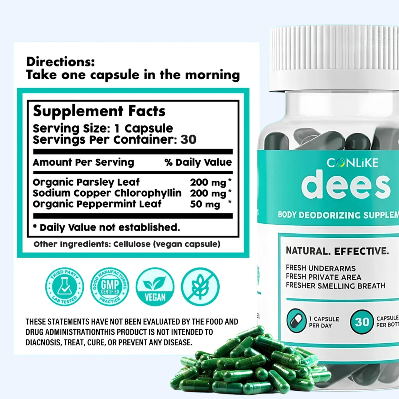 Dees | Full Body Deodorant Supplement
